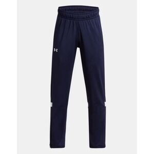 Under Armour Youth XL UA YXL  Knit Warm Up Pants Ankle Zip Elastic Waist Navy